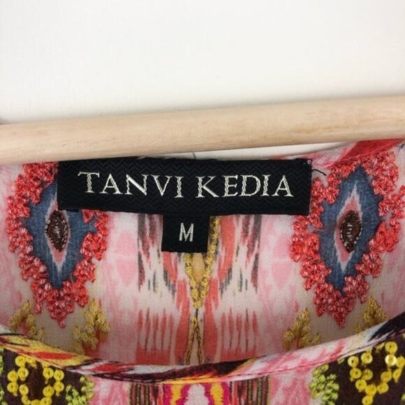 Anthropologie Tanvi Kedia Shivali Dolman Top Size Medium - Picture 6 of 8